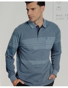 POLO PIQUE FRANJAS 3518