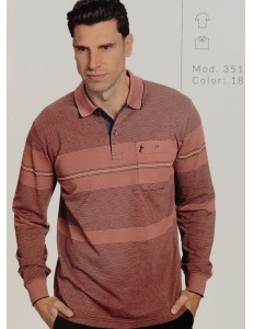 POLO PIQUE FRANJAS 3518