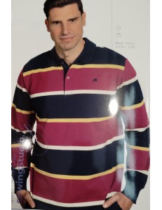 POLO PIQUE FRANJAS 3552