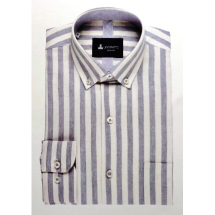 CAMISA ML RAYAS 25616