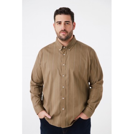 CAMISA ML RAYAS 25606